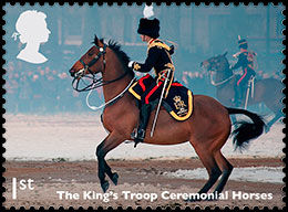 Working Horses. Postage stamps of Great Britain.