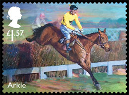 Racehorse Legends. Postage stamps of Great Britain.