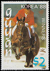 Sport. Olympic Medal Winners. Postage stamps of Guyana 1989-02-15 12:00:00