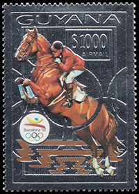 Olympic Games in Barcelona, 1992. Postage stamps of Guyana 1992-08-12 12:00:00