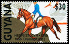 Olympic Games in Barcelona, 1992. Winners. Postage stamps of Guyana