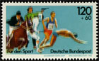 Спорт. Помощь спорту. Почтовые марки Германии. ФРГ