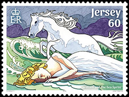 Мифы и легенды Джерси. Почтовые марки Джерси.
