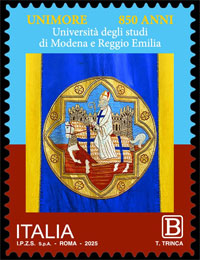 850 years of the University of Modena and Reggio Emilia. Postage stamps of Italy 2025-10-14 12:00:00