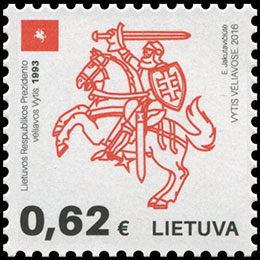 Стандартный выпуск. "Витис" на флагах Литвы. Хронологический каталог.