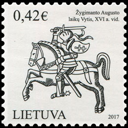 Lithuanian State Symbol - Vytis.. Postage stamps of Lithuania.
