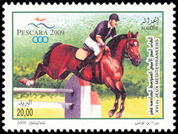 XVI Средиземноморские игры в Пескаре, 2009. Почтовые марки Алжира.