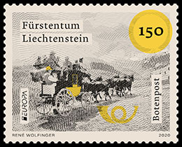 Европа. Древние почтовые маршруты. Почтовые марки Лихтенштейн 2020-03-02 12:00:00