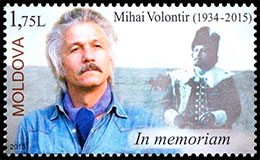 Mihai Volontir - In Memoriam  (1934-2015). Postage stamps of Moldova.