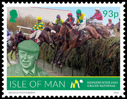 Trevor Hemmings’ Racing Legacy. Postage stamps of Great Britain. Isle of Man.