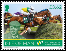 Trevor Hemmings’ Racing Legacy. Postage stamps of Great Britain. Isle of Man.