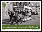 Manx Heritage Transport: Buses & Horse Trams Set. Postage stamps of Great Britain. Isle of Man