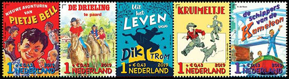 Детские марки. Классические голландские детские книги. Хронологический каталог.