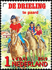 Children's Stamps. Classic Dutch Children's Books. Postage stamps of Netherland