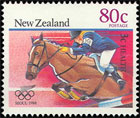 Seoul Olympic Games, 1988. Postage stamps of New Zealand 1988-07-27 12:00:00