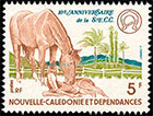 10th Anniversary of SECC. Postage stamps of New Caledonia