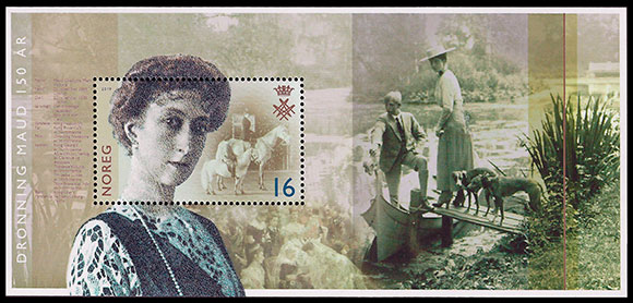 150 лет со дня рождения королевы Мод (1869 - 1938). Почтовые марки Норвегия 2019-11-08 12:00:00