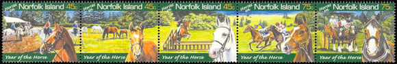 Horses on Norfolk Island. Chronological catalogs.