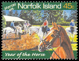 Horses on Norfolk Island. Chronological catalogs.