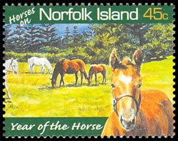 Horses on Norfolk Island. Chronological catalogs.